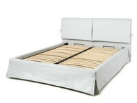 Noche Bed łóżko z pojemnikiem na pościel i zdejmowanym pokrowcem   