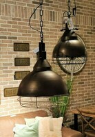 lampa z dużym kloszem, lampa wisząca do gabinetu, lampa fabryczna, duża lampa nad stół, lampa do wnętrz loft 