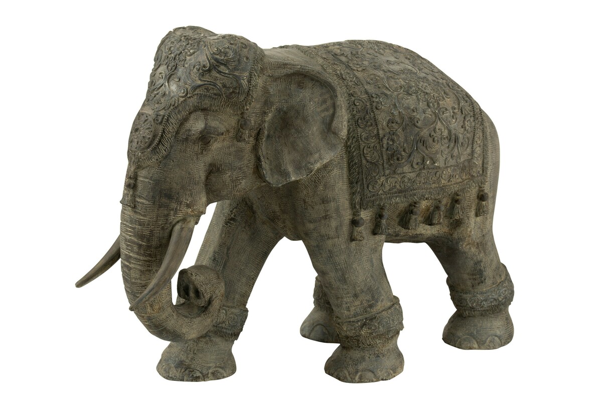 Duża figurka słonia, rzeźba słonia, słoń dekoracyjny.