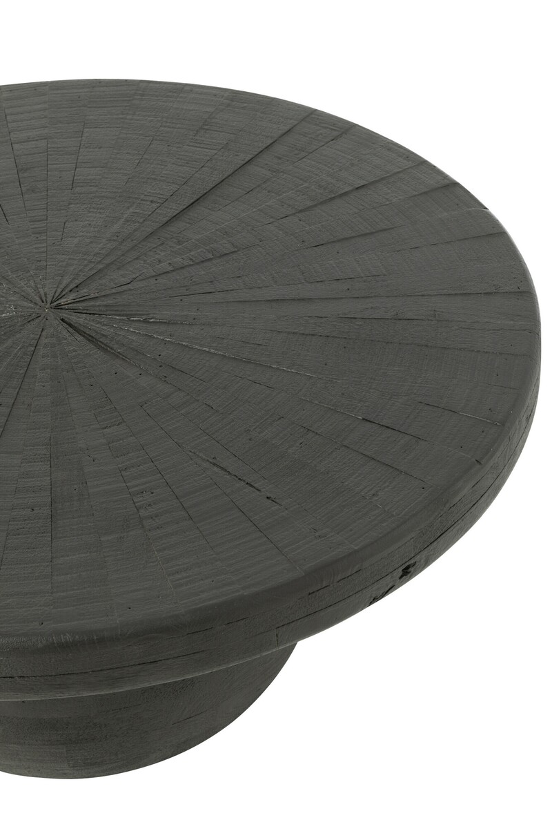 Stylowy, czarny stolik idealny do nowoczesnych wnętrz