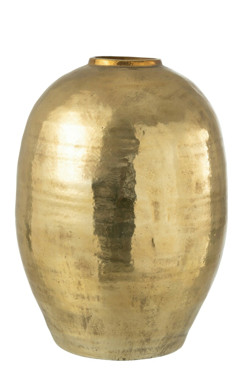 Efektowny wazon w kolorze starego złota