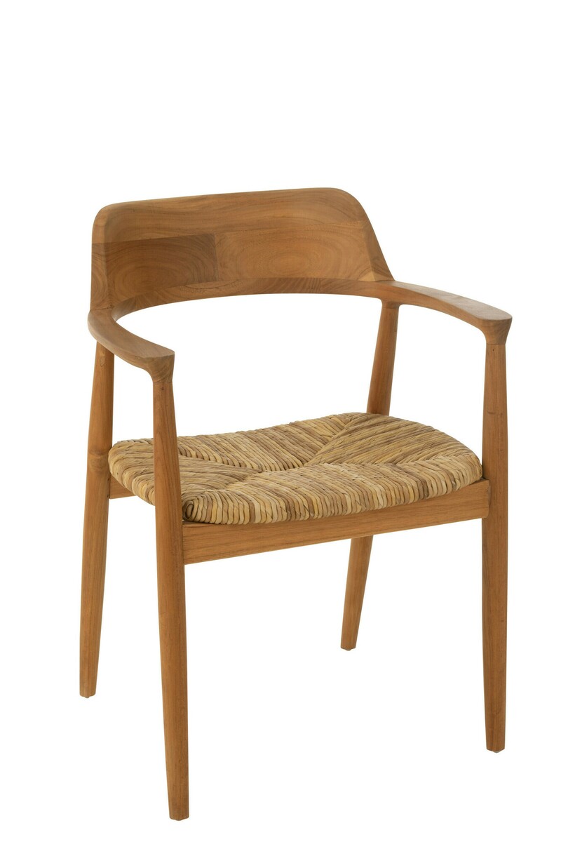 Krzesło z plecionym siedziskiem. 