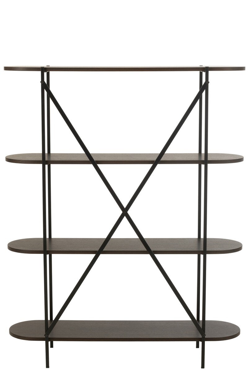 Elegancki, lekki regał w stylu minimalistycznym
