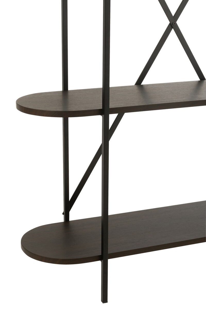 Płynne, zaokrąglone krawędzie półek