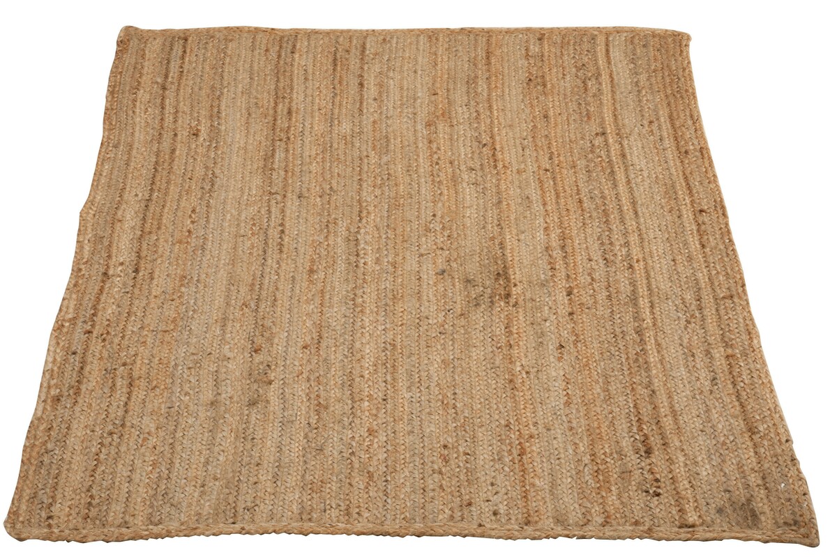 dywan z juty w kolorze naturalny jasny brąz, styl Boho, dywany Lublin