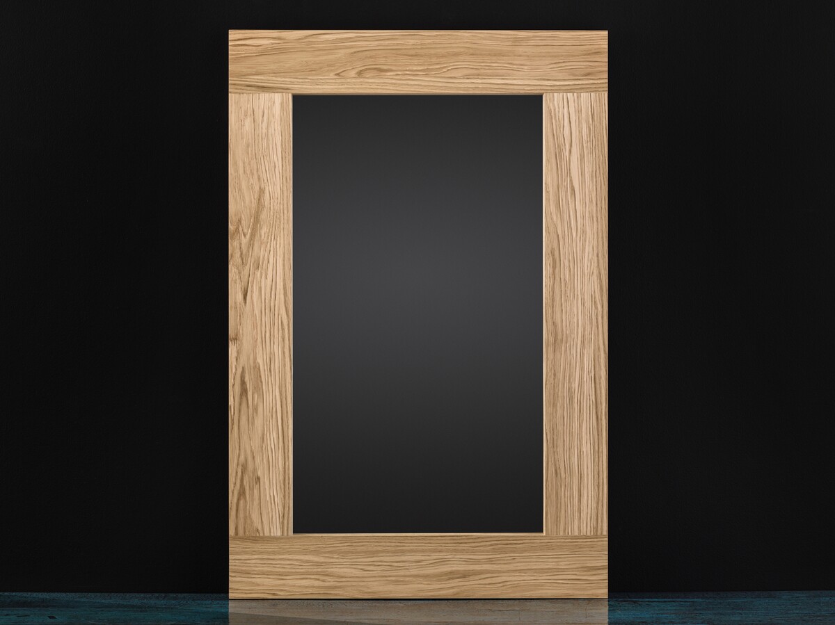 L LUSTRO 80x60  rama lity dąb 