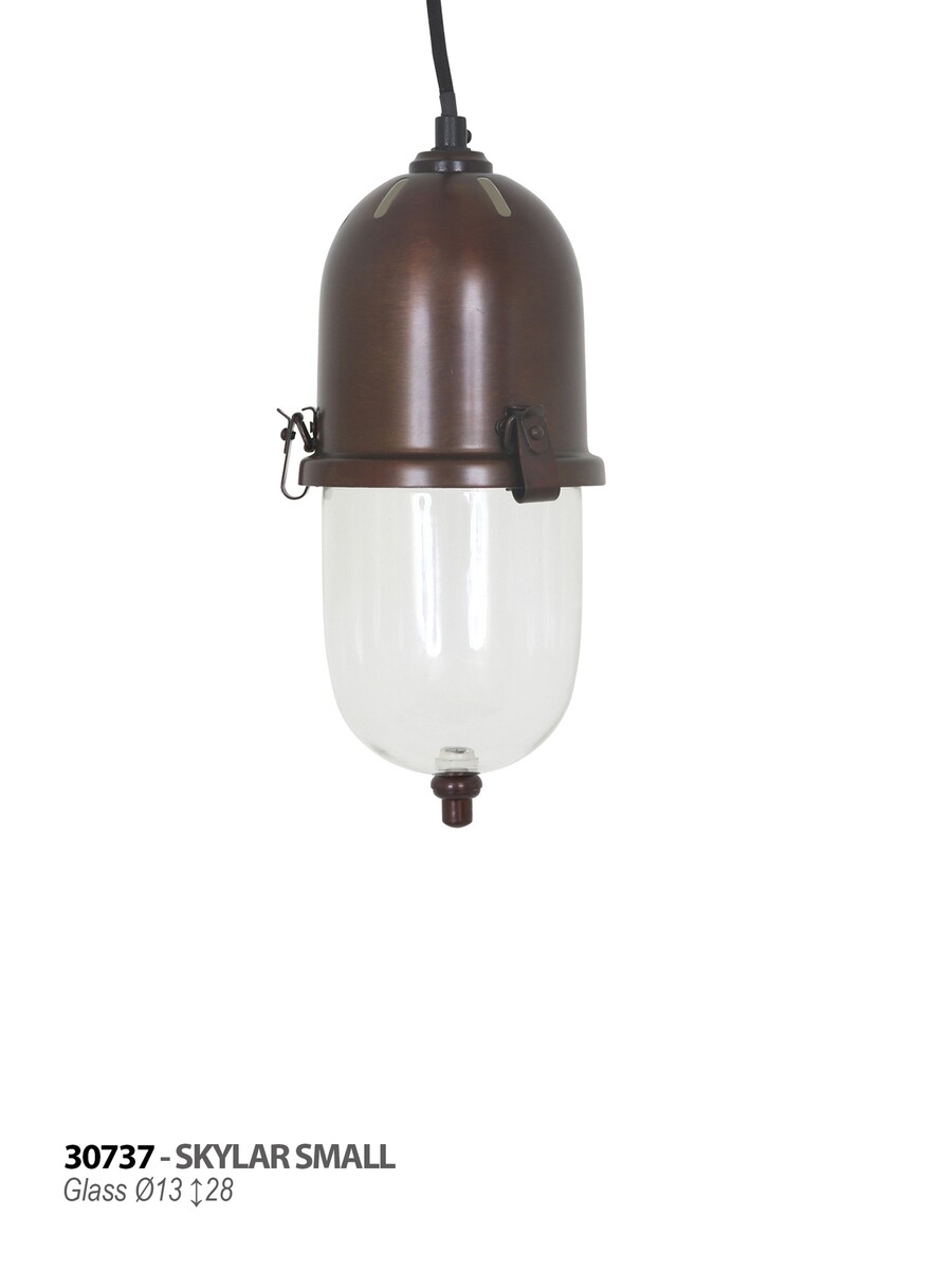 Retro lampa sufitowa w stylu Steampunk