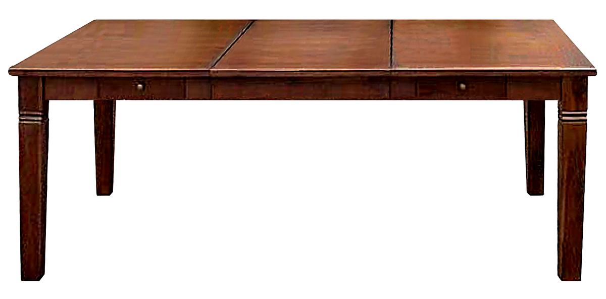 rozkładany stół brązowy 140-200, stół z drewna egzotycznego w kolorze brązowym 