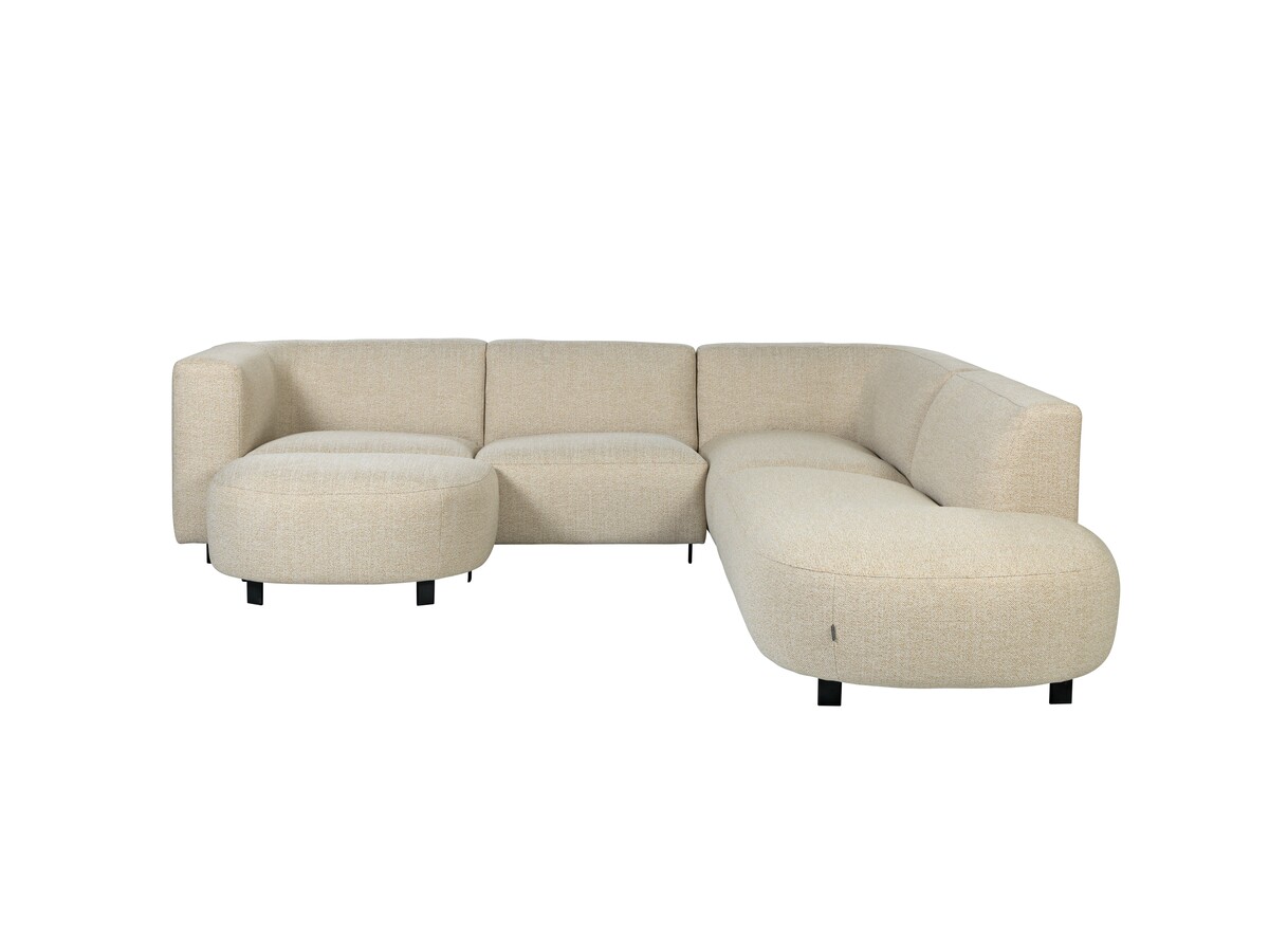 Zaoblona sofa Vesta
