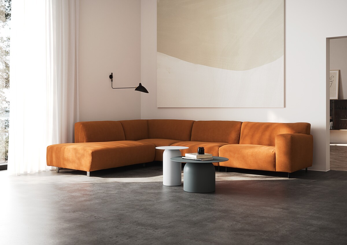 Modułowa sofa Vesta pomarańczowa