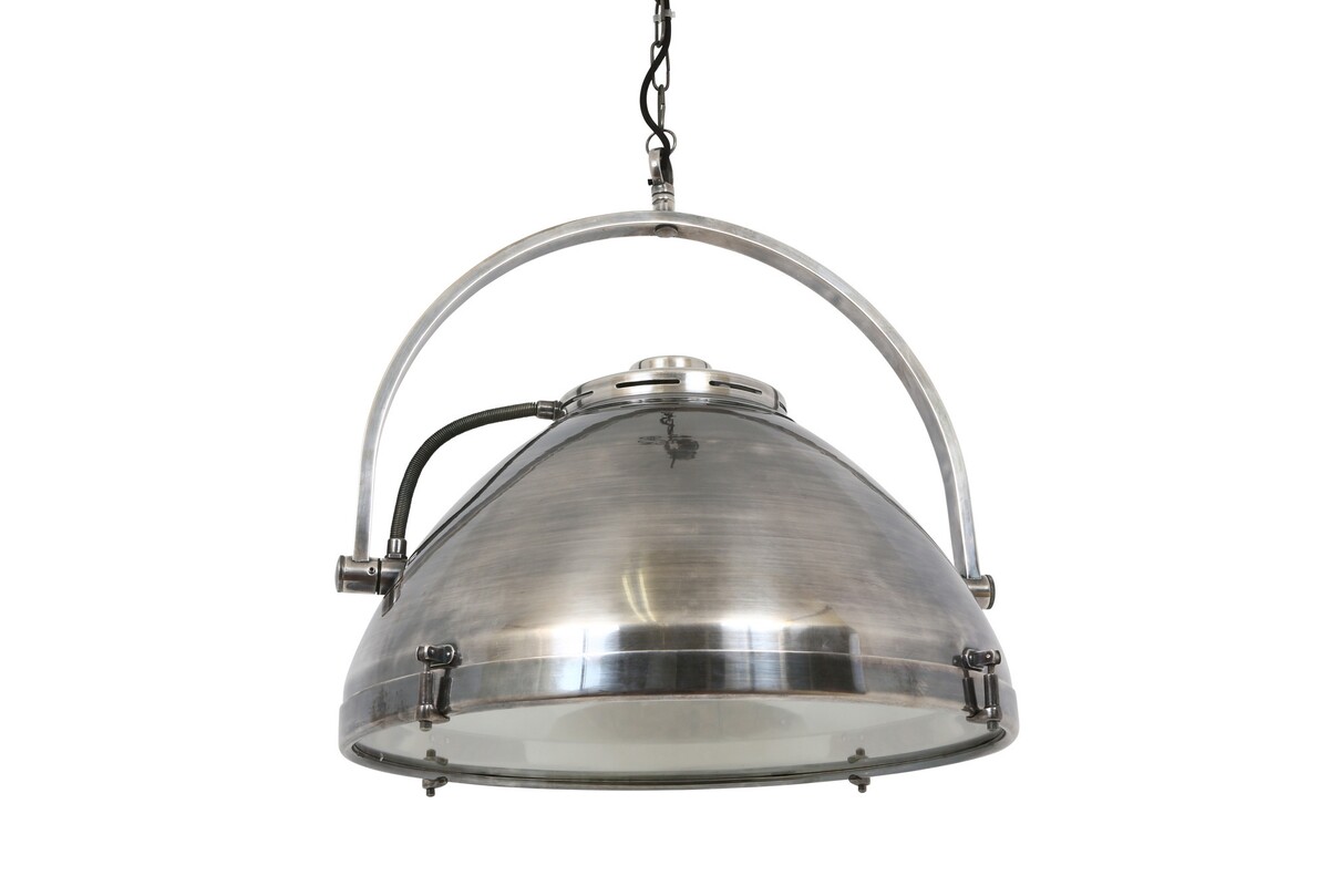 duża metalowa lampa wisząca, lampa nad stół, dekoracyjne lampy z metalu, lampa loftowa BOMBAY-50380-2