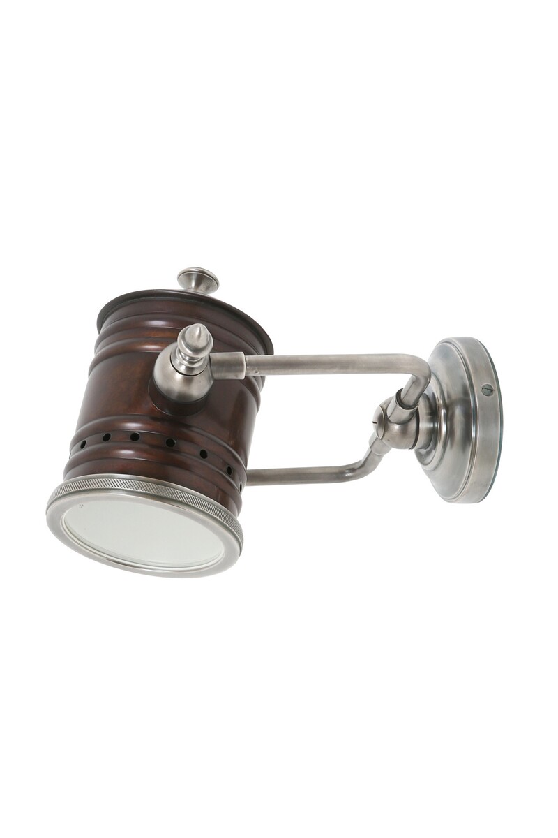 kinkiet puszka kinkiet ruchomy kinkiet obracany reflektor na sufit, kinkiet metal loft FRESNO-30224