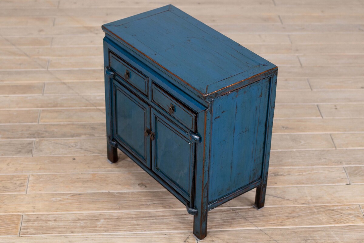 komody z odzysku, Chiny po renowacji , niebieskie komody M-48  TA22-6833-76-40-77 (2)