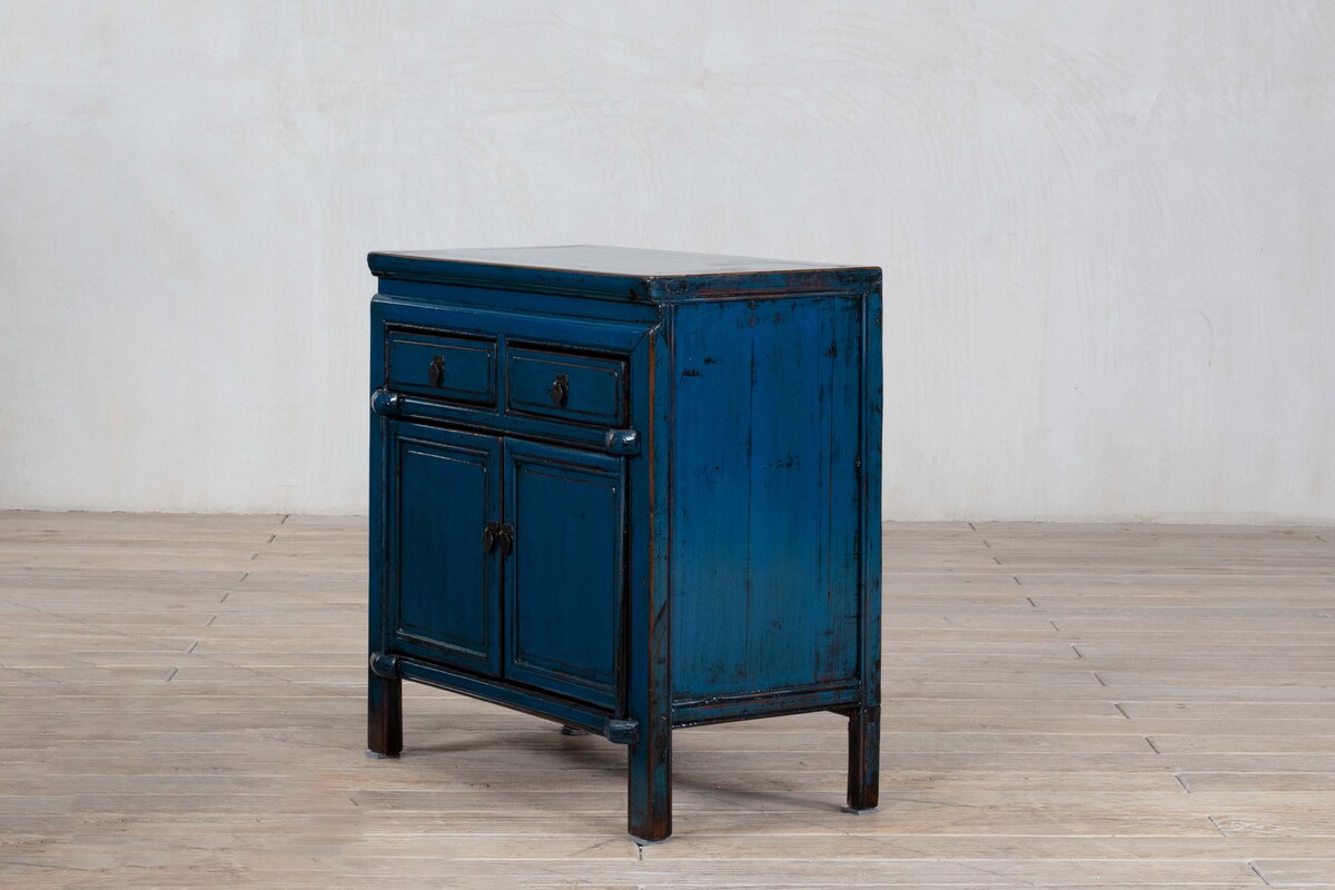 komody z odzysku, Chiny po renowacji , niebieskie komody M-48  TA22-6833-76-40-77 (3)