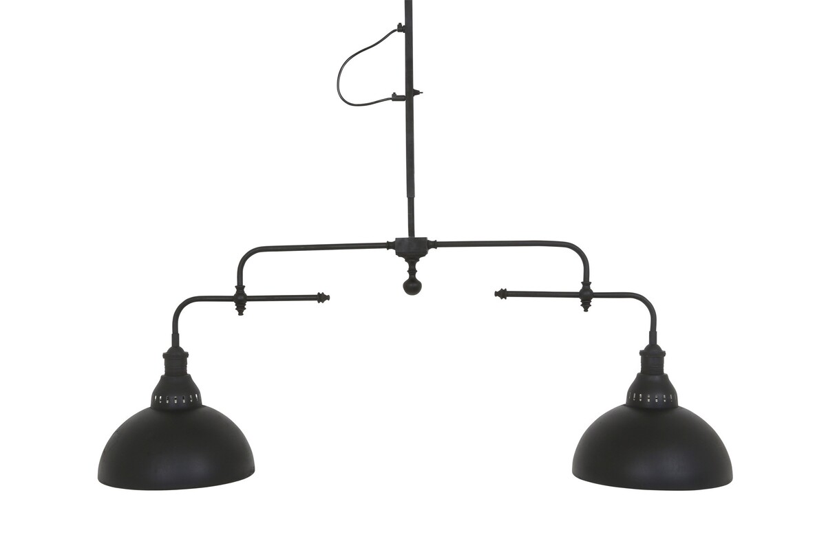 lamy bilardowe, czarne lampy wiszące z metalu, nowoczesne lampy wiszące, lampy nad stół  NEVADA-39911