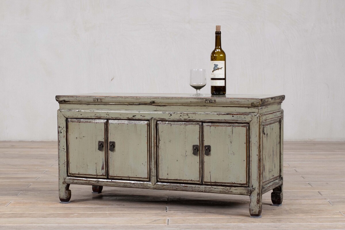 mała niska szafka z drzwiami szara jasna M-16   TA22-6763-107-39-54 (11)