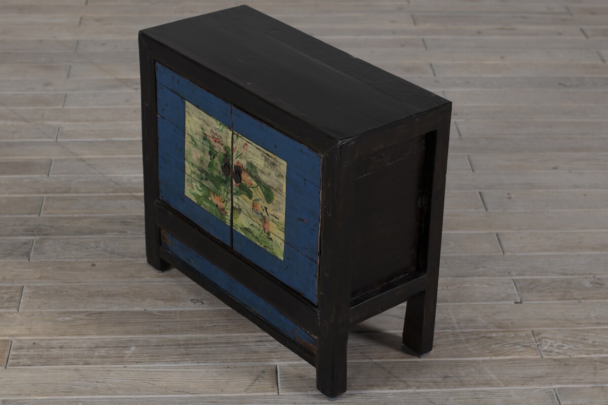 malowana szafka granat i czarny stra apo renowacji M-40   TA18-7228-96-40-83 (8)