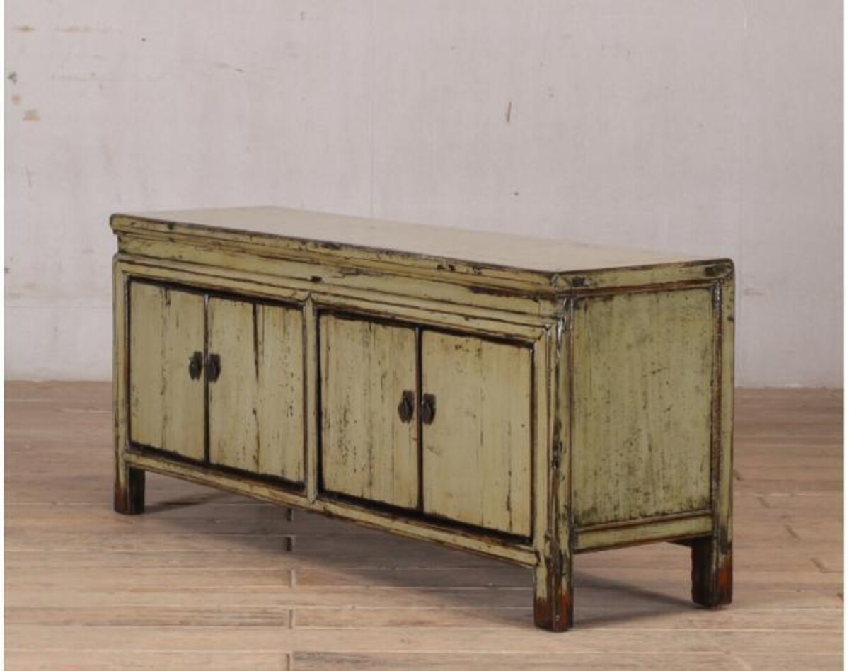 niska komoda TV połysk pastel zieleń beżM-15 TA22-4110 (11)