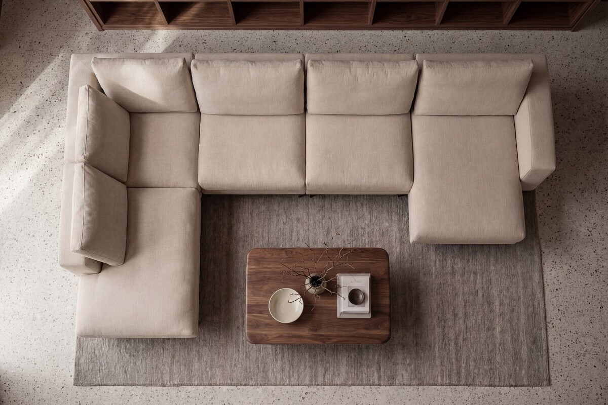 Modułowy narożnik do nowoczesnego salonu, sofa z możliwością zmiany układu, narożnik modułowy Katowice