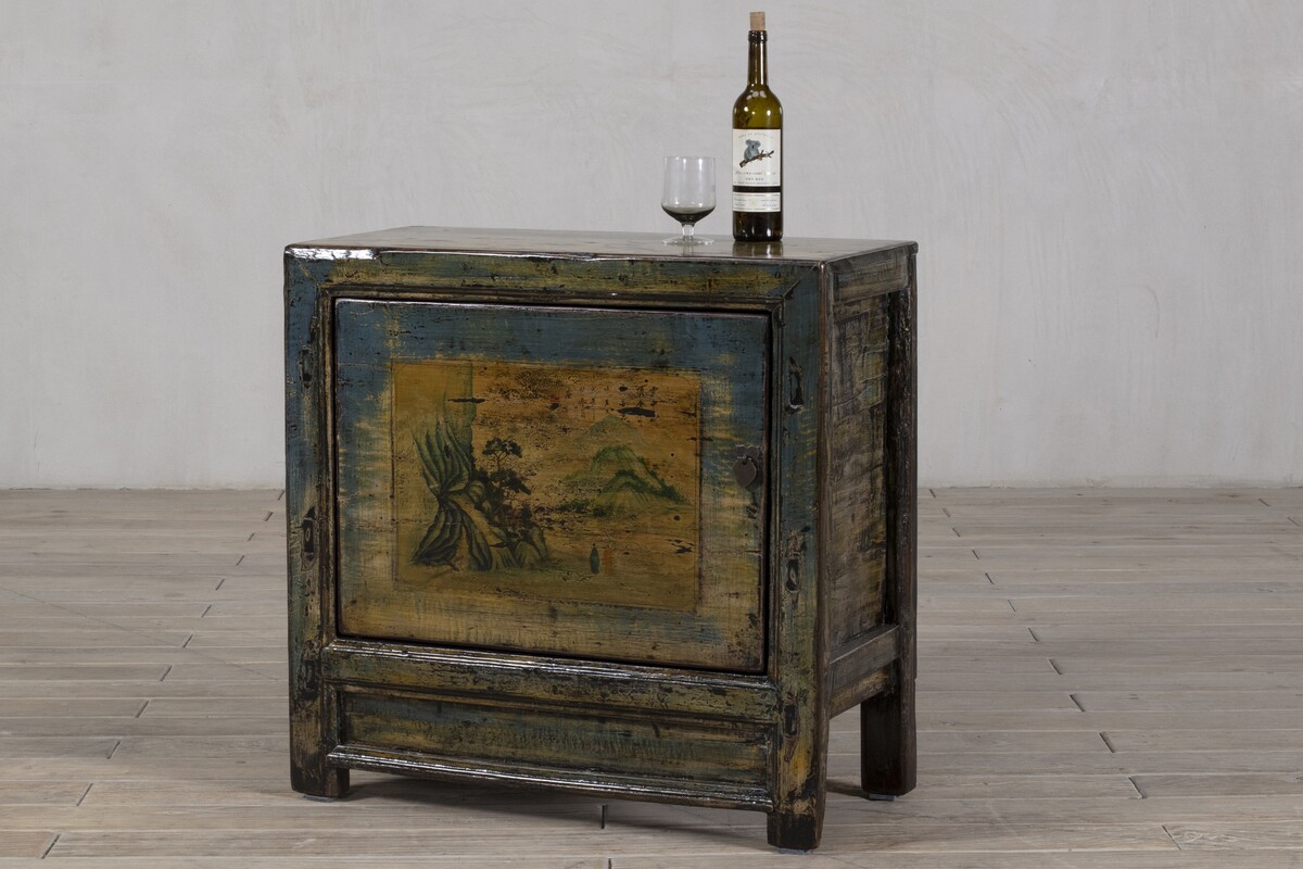 oryginalne meble do domu po renowacji chiny stare malowane połysk M-38   TA18-7427-85-40-85 (11)