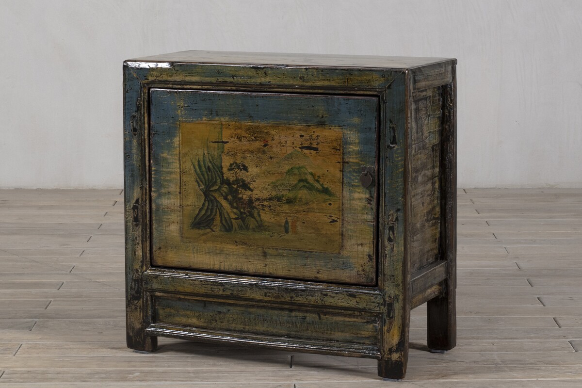 oryginalne meble do domu po renowacji chiny stare malowane połysk M-38   TA18-7427-85-40-85 (6)