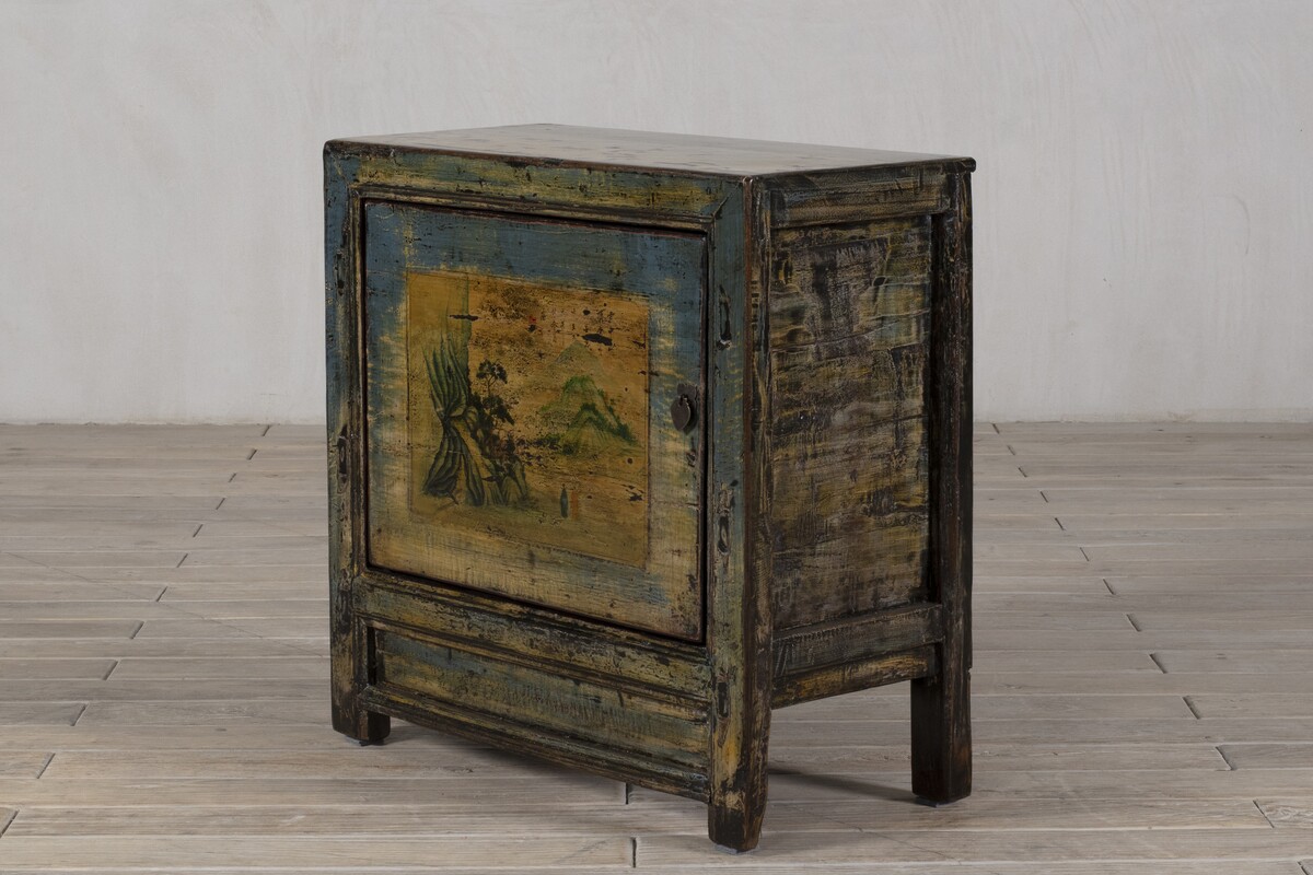 oryginalne meble do domu po renowacji chiny stare malowane połysk M-38   TA18-7427-85-40-85 (9)