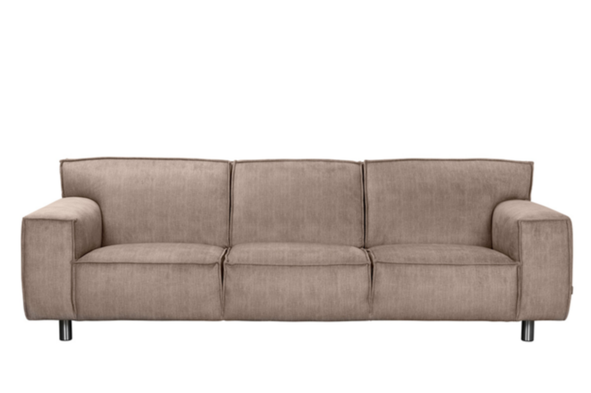 Kanapa w tkaninie Aquaclean, nowoczesna sofa, kanapa z ozdobnym przeszyciem