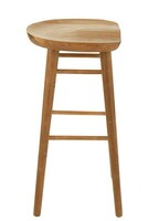 Drewniane krzesło barowe do kuchni to klasyczne piękno w nowoczesnej odsłonie. Wykonane z solidnego drewna mango, posiada wyprofilowane, szerokie i wygodne siedzisko, które zapewni komfort podczas użytkowania. 
