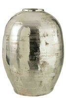 wazon wysoki , kształt owalny, powierzchnia w kolorze postarzanego srebra, idealne uzupełnienie do lampy o symbolu 1165