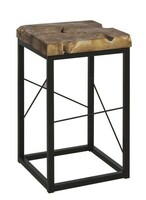 stolik pomocnik do kanapy, stolik pod lampkę stojącą, drewno
 tekowe- na wymiar 