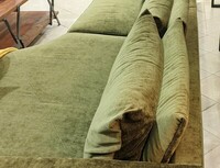 duży zielony narożnik, sofa modułowa Samba, double day, Mti-Furniniova, tkanina Eros, miękka i wygodna sofa do salonu, sofa z dużym szezlongiem, szezlong dwuosobowy (2)