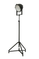 lampa podłogowa z metalu, lampa czarna, lampa reflektor samochodowy IMOLA-30382