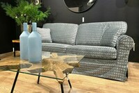 Sofa Chcago Mti Furninova, sofa z funkcją spania, klasyczna kanapa, sofa do gabinetu, szara sofa, sofa ze ściąganym pokrowcem, kanapa w tkaninie fargotex balzac,