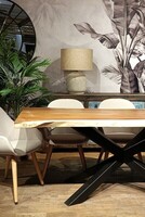 stół z naturalnym blatem, stół z masywnego drewna, stół z pełnej deski, stół z żywą krawędzią, stół z litego drewna, stół z naturalnego drewna (1)