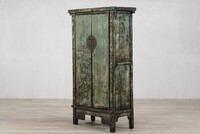 szafa chińska, witrynka z drzwiami jasnozielona M-28    TA18-7279 (6)
