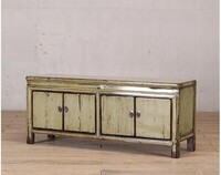 niska komoda TV połysk pastel zieleń beżM-15 TA22-4110 (8)