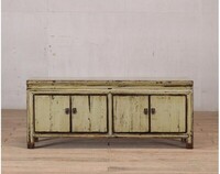 niska komoda TV połysk pastel zieleń beżM-15 TA22-4110 (7)