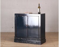 meble po renowacji komódka z dzrwiami granat ornament M-34 TA22-4338 (9)