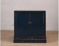 meble po renowacji komódka z dzrwiami granat ornament M-34 TA22-4338 (7)