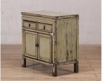 mała szafka w połysku beż postarzany chiny unikat M-25 TA22-4822 (11)