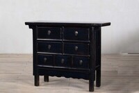 komoda z szufladami chińska po renowacj granatowa M-77   TA18-7357-110-40-90 (6)