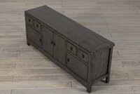 komoda TV niska szara po renowacji M-10    TA18-7317-157-40-61 (8)