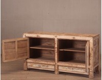 duża komoda kremowa do salonu, stara po renowacji chińska M-35 TA18-2437 (10)