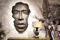 maska dekoracyjna, dekoracje inne meble, ozdoba ścienna, przestrzenna dekoracja ścienna, duża rzeźba ścienna do salonu(4)