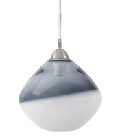 Lampa BELLA PENDANT FADED GREY, lampa wisząca, klosz szkło mleczno-szary transparentny