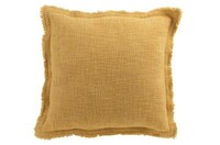 Żółta poduszka dekoracyjna, bawełniana poduszka. Dekoracyjna poduszka, Musztardowa poduszka dekoracyjna, ciekawe dodatki do domu.