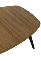 Niski stolik z drewnianym blatem, 