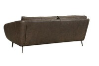 Sofa z brązowej skóry