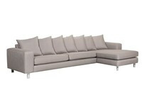 Za pomocą modułów można skomponować sofę o dowolnych wymiarach i kształtach