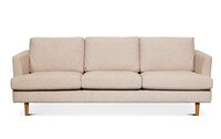 Różowa sofa 3-osobowa